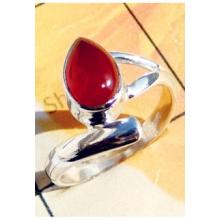 RBS934-Cab Gemstone With 925 Sterling Silver Small Size Beautiful Ring Wholesale Lot Direct Factory Made