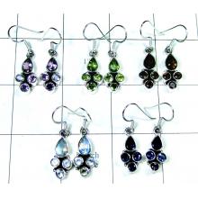 Handmade silver Earrings-5pcs-jye064