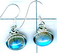 Silver export collection gem stone earring-w8e005
