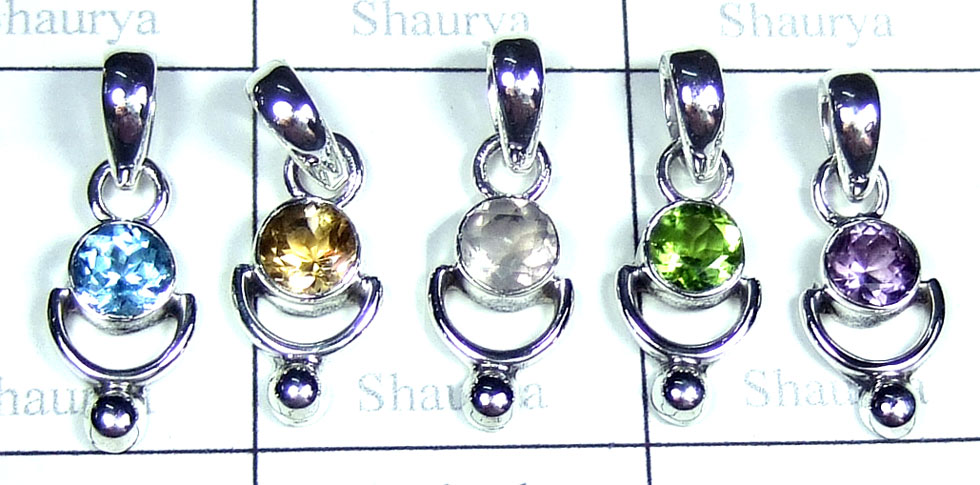 Small Cut gems Pendants-SYP163
