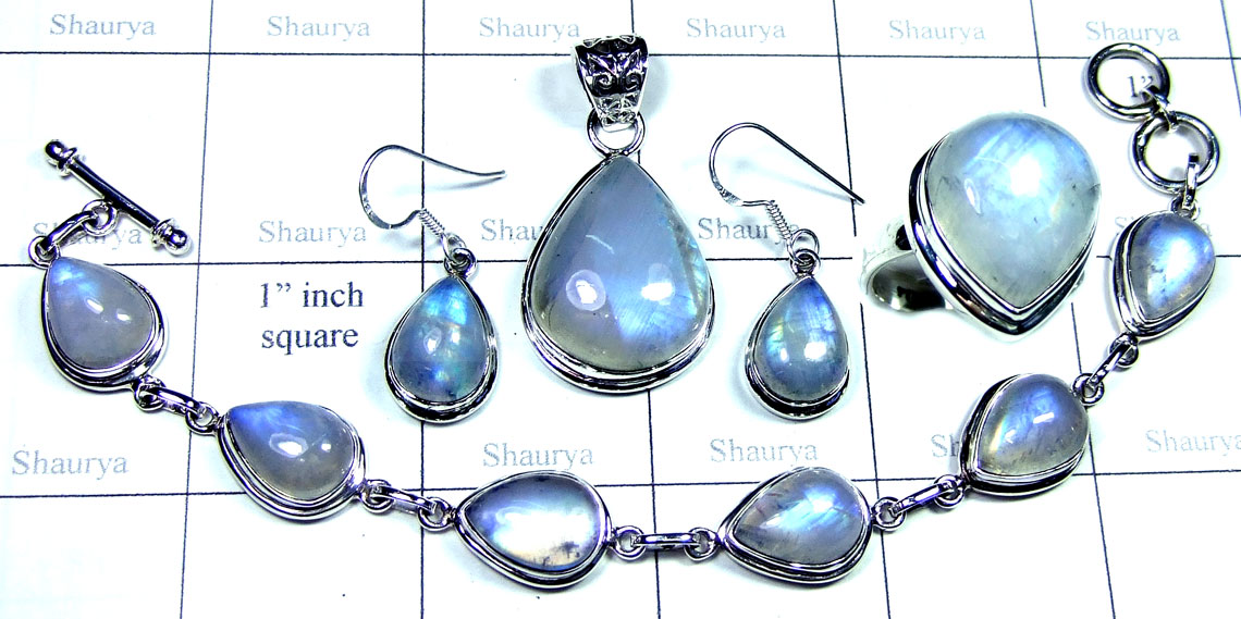 Wholesale silver Rainbow Mystic Set-SYSET027