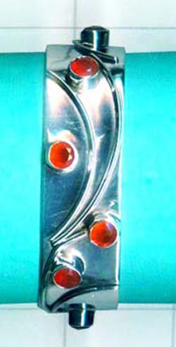 Silver Gems Bangle-jsbn005