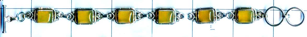 Silver cabochon bracelet-jsk2b012