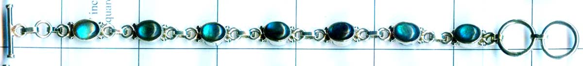 Silver cabochon bracelet-jsk2b016