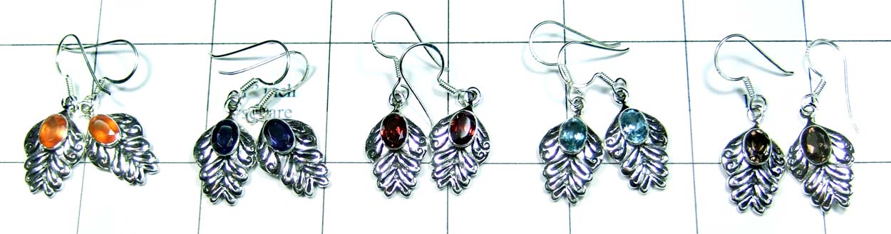 Wholesale silver 5 Pairs Earring-jye039