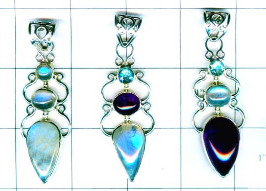 Sterling silver Pendants-jyp015