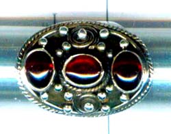 Silver gems stud Ring-nsdynr012