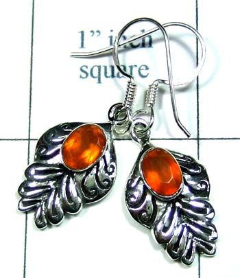 Sterling silver gems Earring-ss4e086