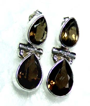 Sterling silver gems Earring-ss4e091