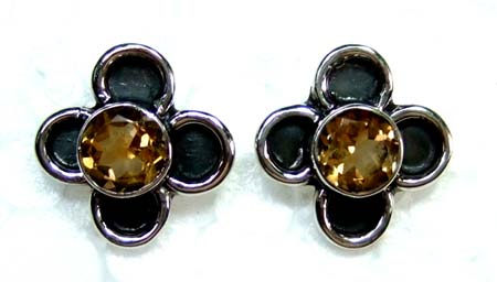 Sterling silver gems Earring-ss4e226