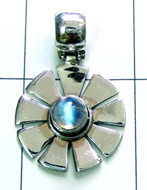 wholesale silver gemstone Pendant-ss4p024
