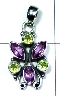 Sterling sivler gems Pendant-ss4p170