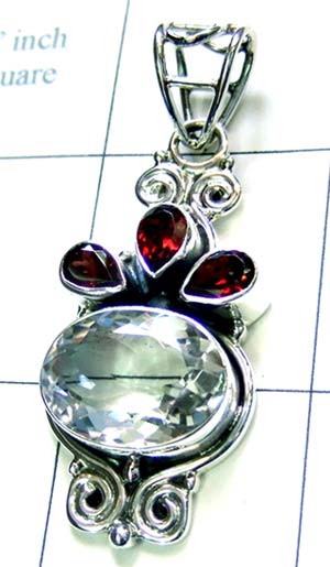 Silver oxodized Pendant-ss4p268