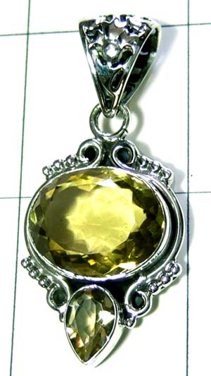 Wholesale silver gems Pendant-ss4p303