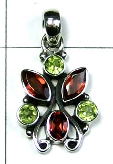 Silver Color gemstone Pendant-ss4p380