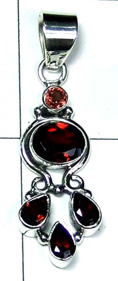 Color gems Pendant-ss4p397