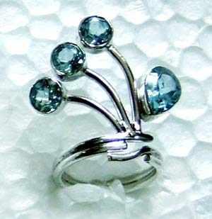 Sterling silver Ring-ss4r003