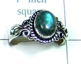 Handmade silver gems Ring-ss4r112