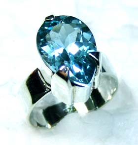 Beautiful silver gems Ring-ss4r142