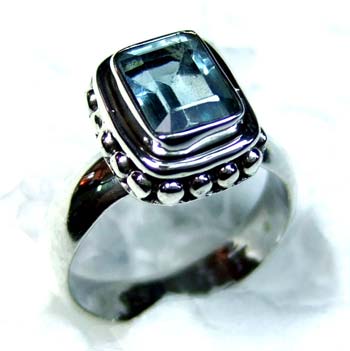 Beautiful silver gems Ring-ss4r143