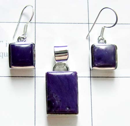 Wholesale silver gems set-ss4set030