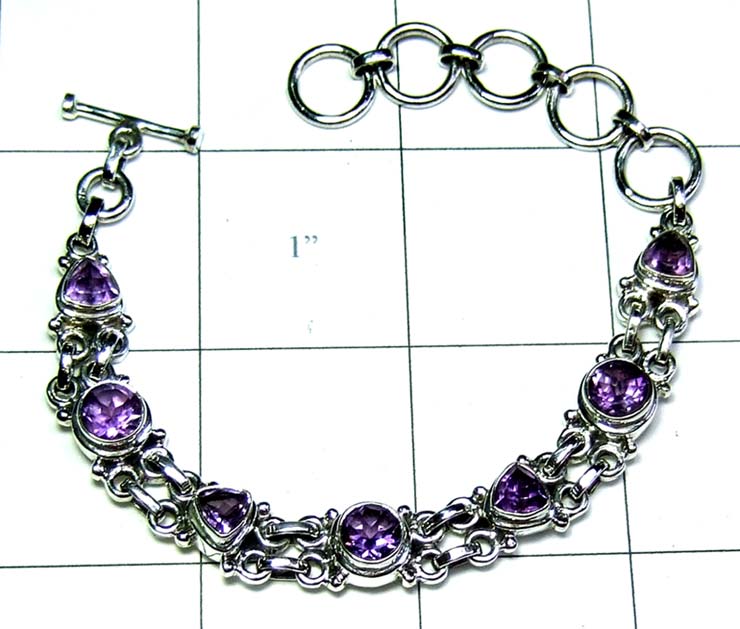 Faceted gems Bracelet-ss5b022