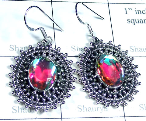Rainbow Mystic silver Earring-ss5e219