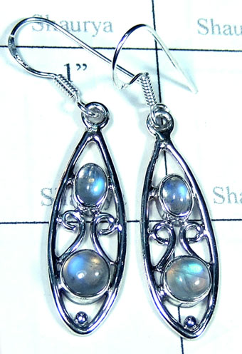 Rainbow Moonstone Earring-ss5e236