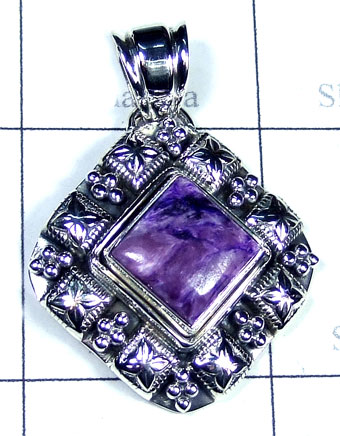 Silver Cheroite Pendant-ss5p166