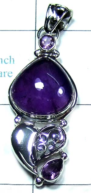 Wholesale silver gems Pendant-ss5p302