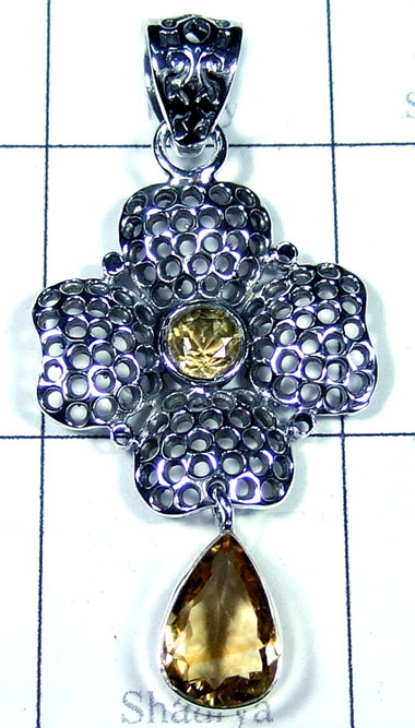 Citrine Pendant-ss5p329