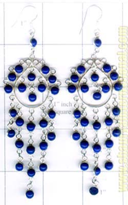 Sterling Silver Bejal Earring-w2fe002