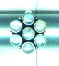 Sterling Silver gems Ring-w2nr041