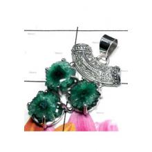 Unique silver Stalactites gems Pendant-BHP023