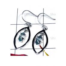 Stunning Earring with Cut Blue Topaz-ICE002