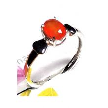 Carnelian gems silver casting Ring-ICR041