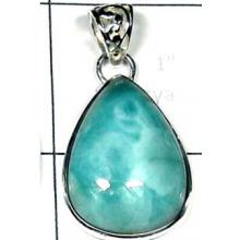 925 silver Larimar Pendant-IP002