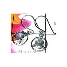 Beautiful Rainbow moonstone Earring-IRE012