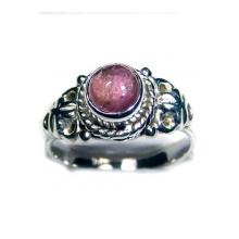 Tourmaline gems silver Ring-ITRR008