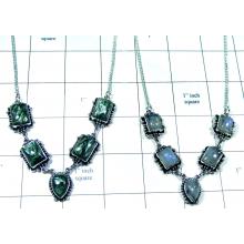2 Pcs Beautiful silver gems Necklaces - Jyn029