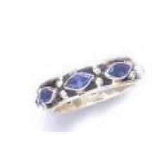 Faceted Iolite Ring-SSQBR005