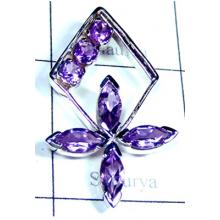 Fabulous Cut Amethyst Casting Pendant-S12P011