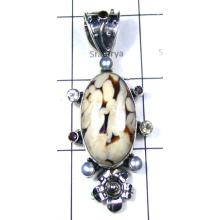 Multi Stone Pendant-SS6DP009