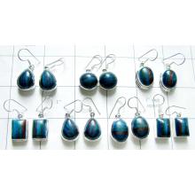 Rainbow Calsicilica Earrings-jye008