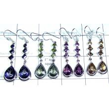 4 Prs Sterling gems  Earrings - jye249