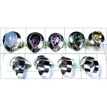 5 Pcs color gemstone Rings-jyr149