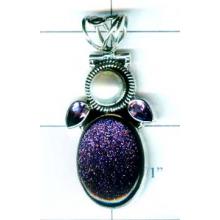 wholesale silver gemstone Pendant-ss4p037