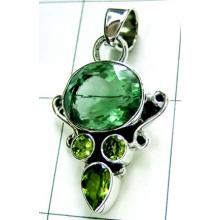 Evergreen Fluorite gemstone Pendnat-ss4p275