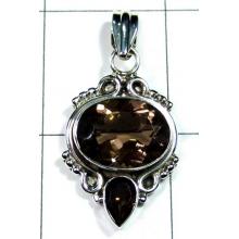 Color gemstone Silver Pendant-ss4p288
