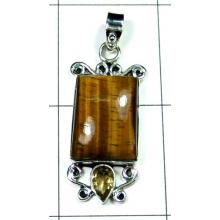 Silver Color gemstone Pendant-ss4p376